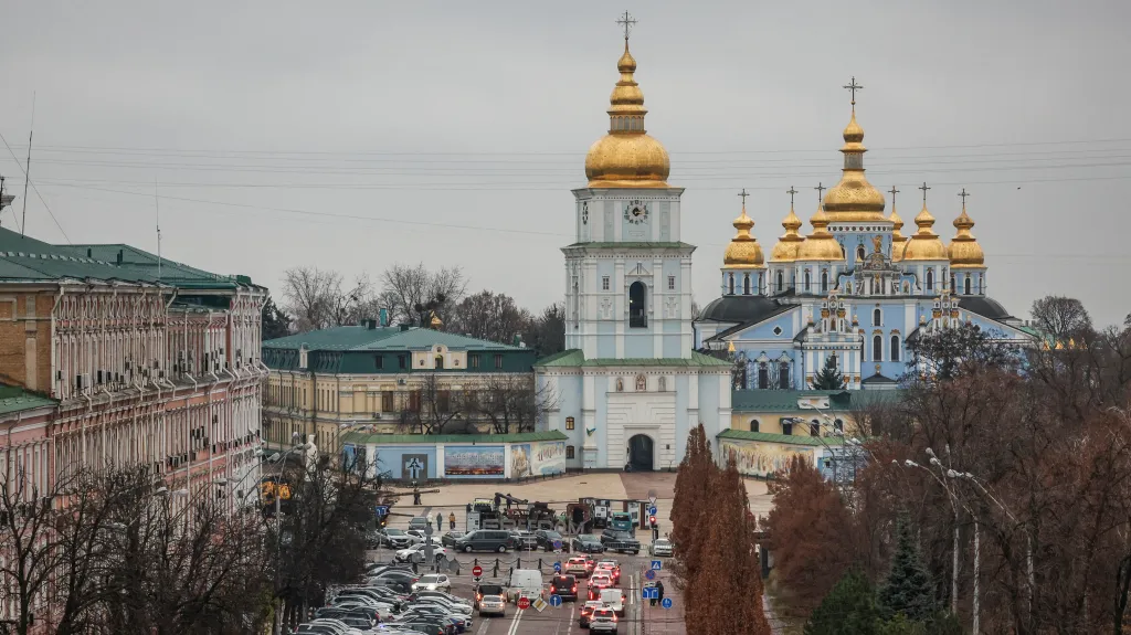 Centrum Kyjeva (listopad 2025)