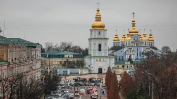 Centrum Kyjeva (listopad 2025)