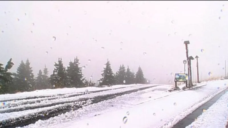 Situace na sjezdovce v Branné