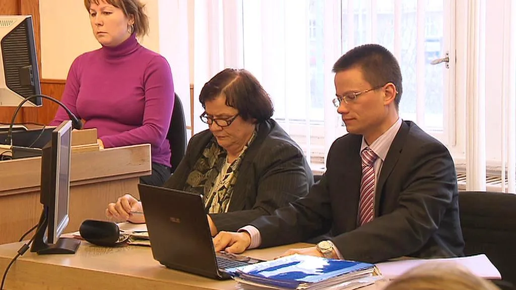 Marie Benešová u soudu