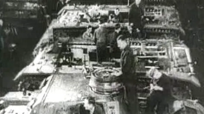 Výroba tanků v nacistickém Německu