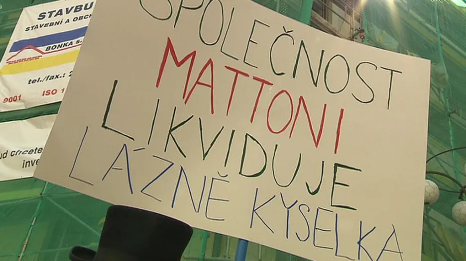 Happening za záchranu lázní Kyselka