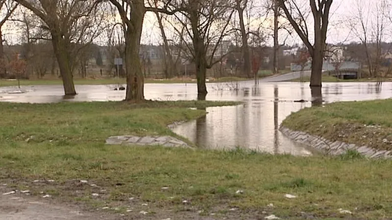 Zvýšená hladina Berounky