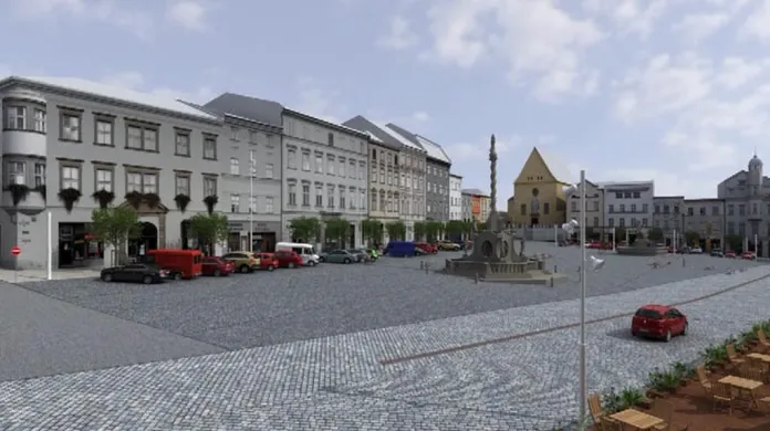 Vizualizace Dolního náměstí