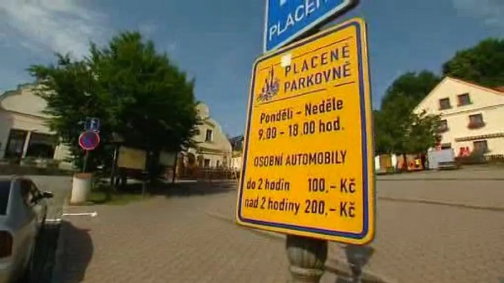 Parkoviště ve Štramberku