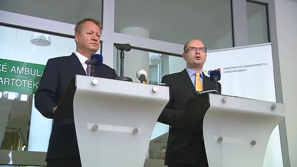 Svatopluk Němeček a Bohuslav Sobotka