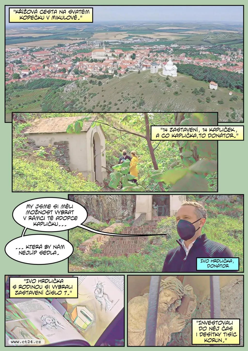 Kapličky na svatém kopečku chátrají