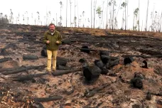 Štáb České televize natáčel sibiřské lesy, které lehly popelem 