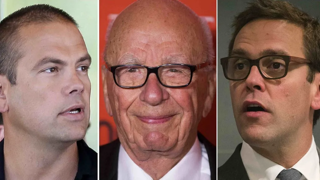 Ruppert Murdoch se syny