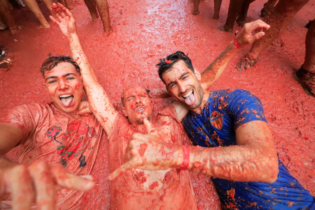Španělský festival Tomatina