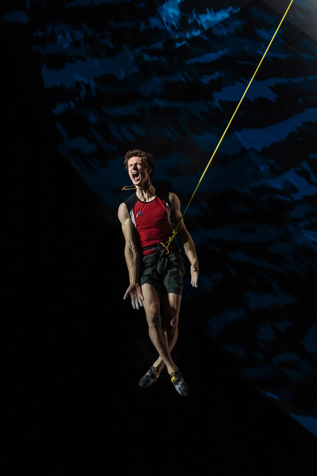 Nominace na vítěznou sérii Czech Press Photo 2018 (Sport): Adam Ondra - Mistrovství světa v lezení 2018