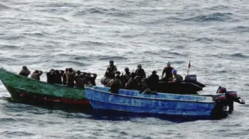 Piráti v konfrontaci s francouzskými vojsky