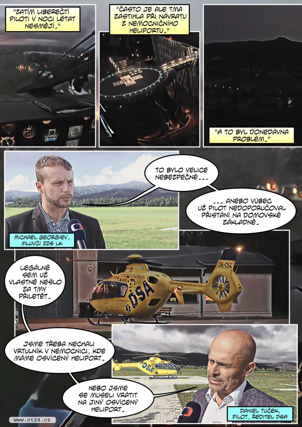 Liberečtí záchranáři mají nový heliport. Umožní jim přistávat s vrtulníky i v noci