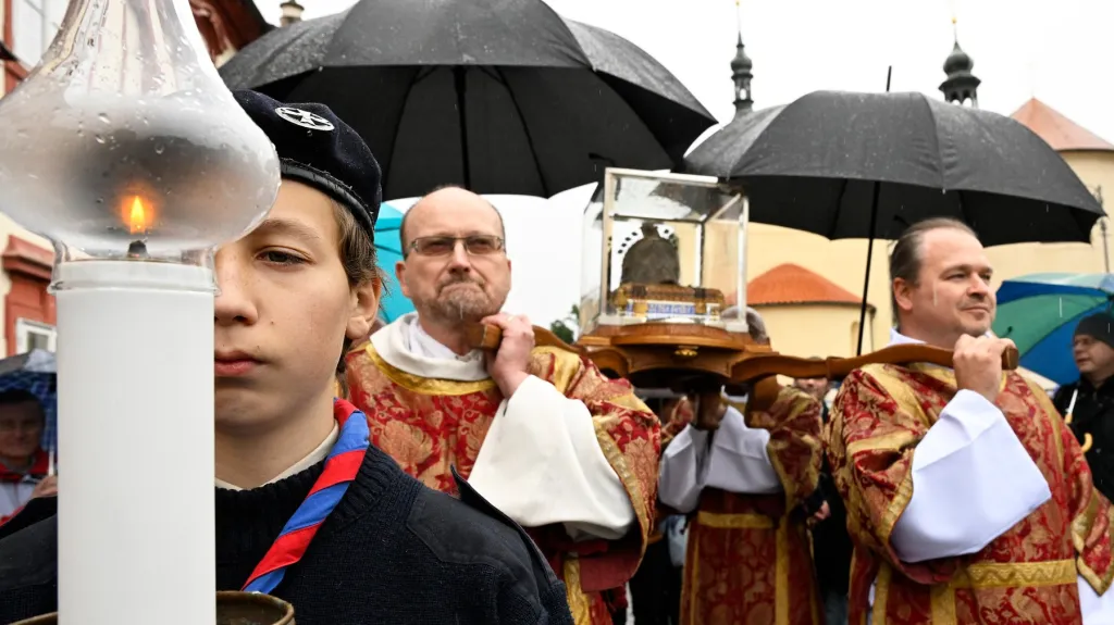 Lidé si ve Staré Boleslavi připomněli památku svatého Václava