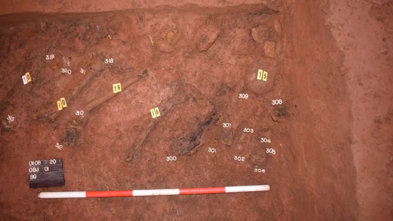 Ostatky 23 pohřbených příslušníků rakouského vojska