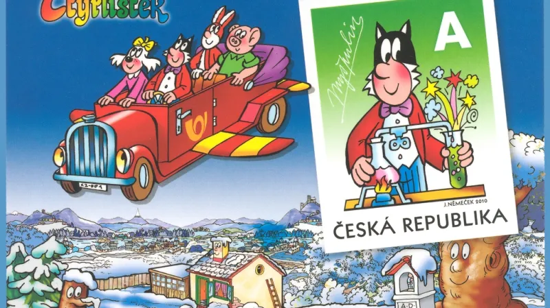 Známka s Myšpulínem