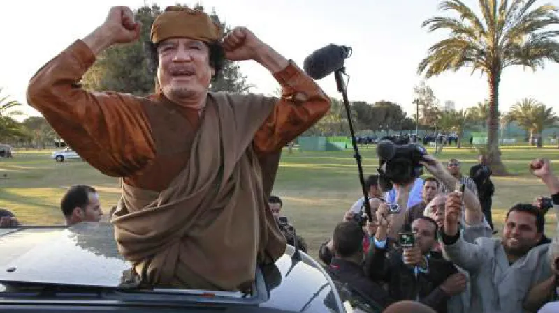 Libyjský vůdce Muammar Kaddáfí