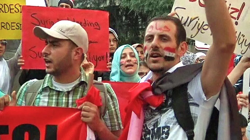 Syrští demonstranti