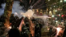 Ilustrační foto, demonstrace v gruzínském Tbilisi