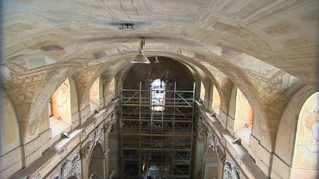 Bazilika Nanebevzetí Panny Maie na Velehradě prochází další etapou rekonstrukce
