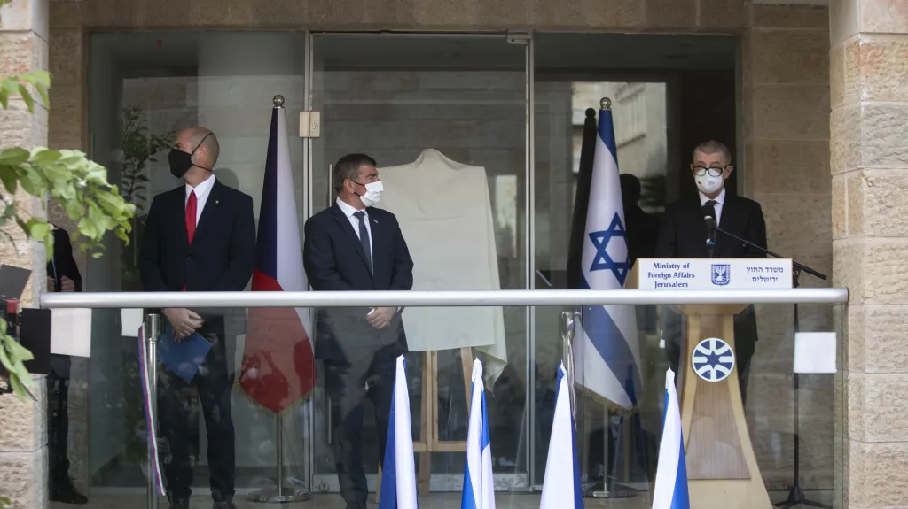 Otevření jeruzalémské úřadovny českého velvyslanectví v Tel Avivu
