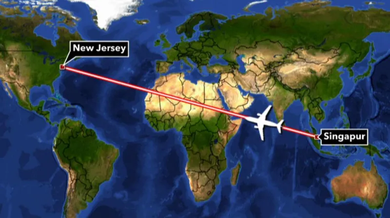 Nejdelší pravidelná letecká linka