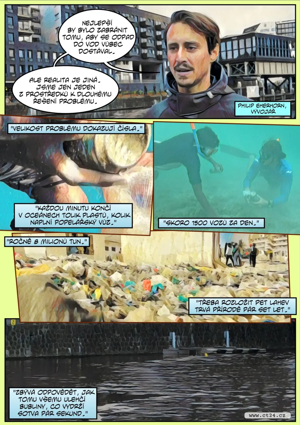 Lék na plastové odpady ve vodě? Vědci testují bariéru z bublin