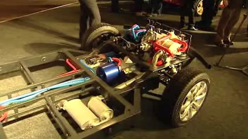 Podvozek elektromobilu