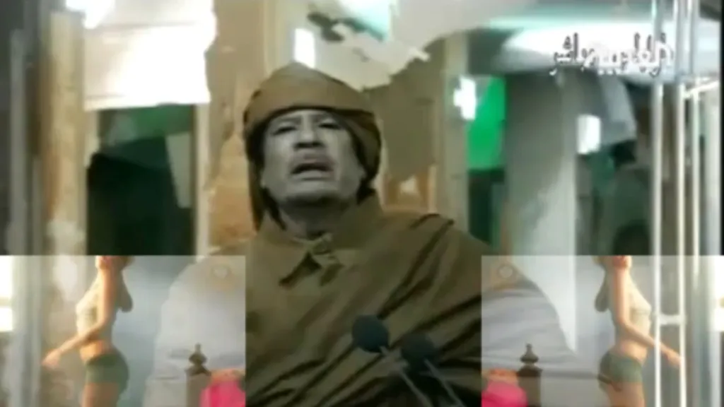 Rapující Muammar Kaddáfí