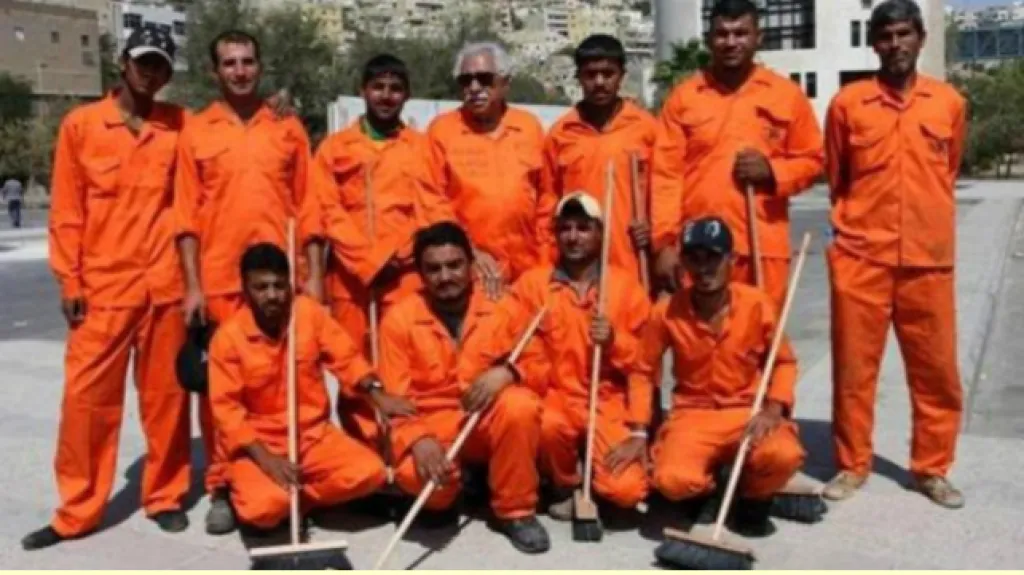 Stejnokroj jordánských popelářů