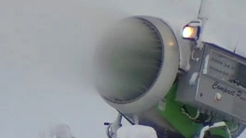 Sněžné dělo ve Vesci