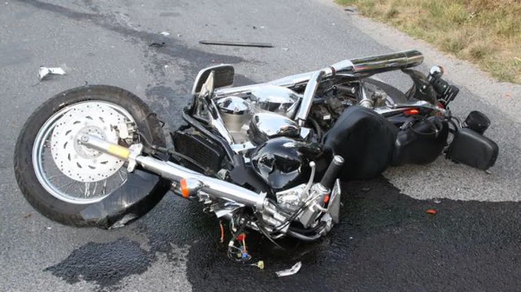 Havarovaná motorka