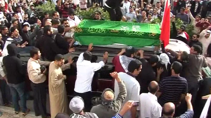 Pohřeb bahrajnských mučedníků