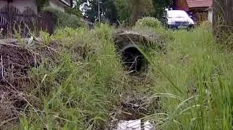 Odtok špinavé vody