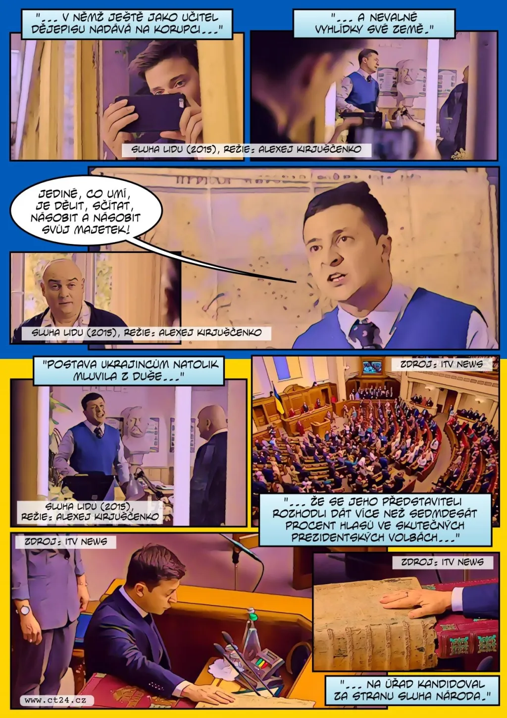 Zelenskyj v prezidentské roli