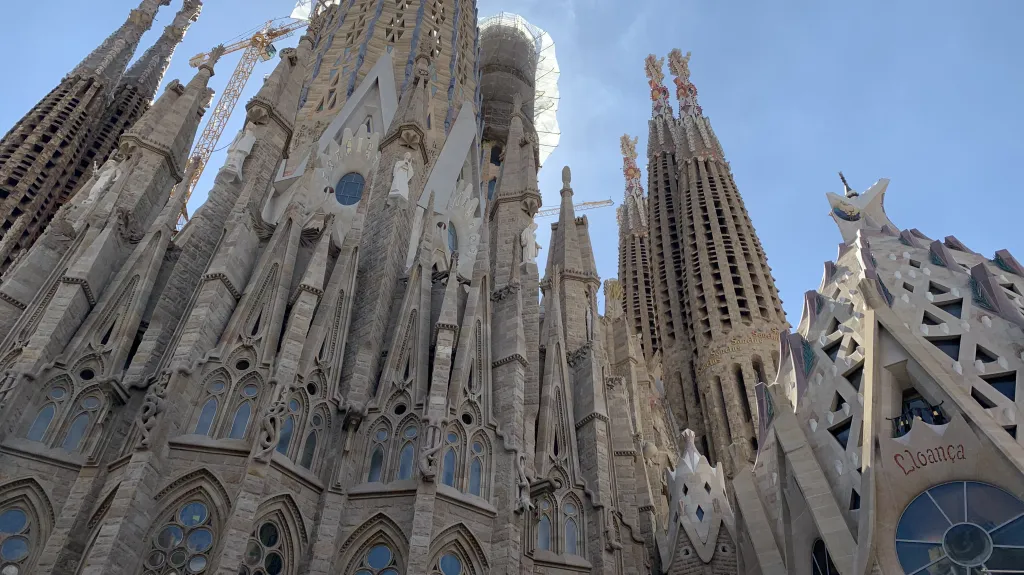 Barcelonská bazilika Sagrada Familia