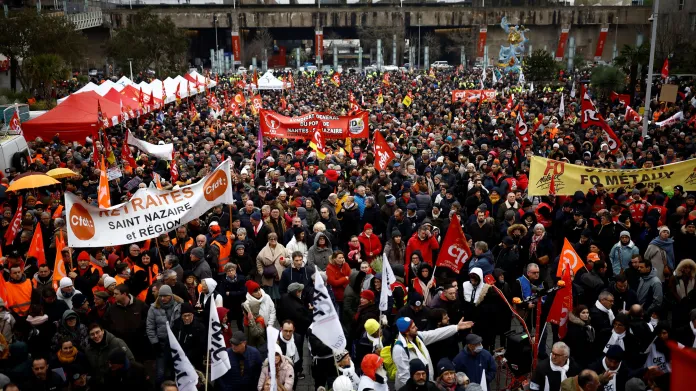 Francouzská stávka proti důchodové reformě