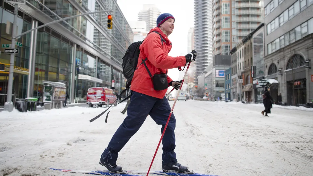 Sněhová kalamita v New Yorku