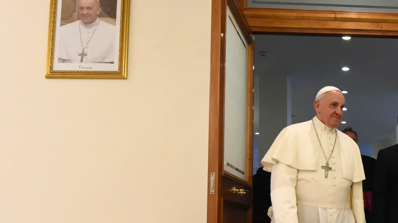 Papež František v Domě svaté Marty