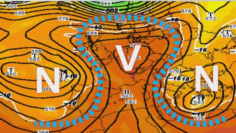 Omega blok nad Evropou