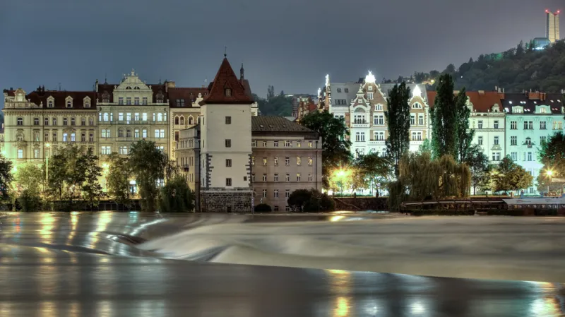 Jez před Malostranskou vodárnou