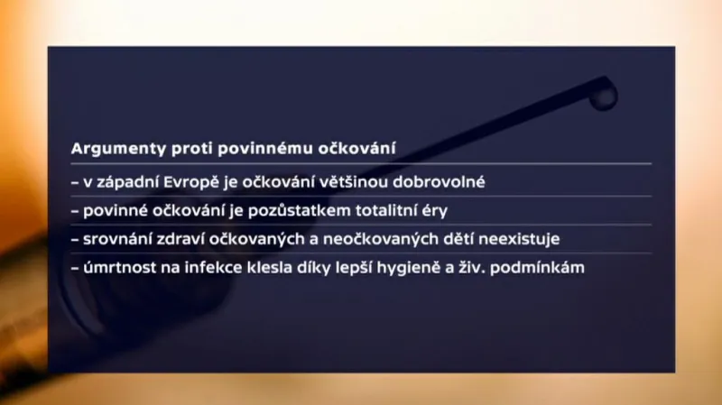 Argumenty odpůrců očkování