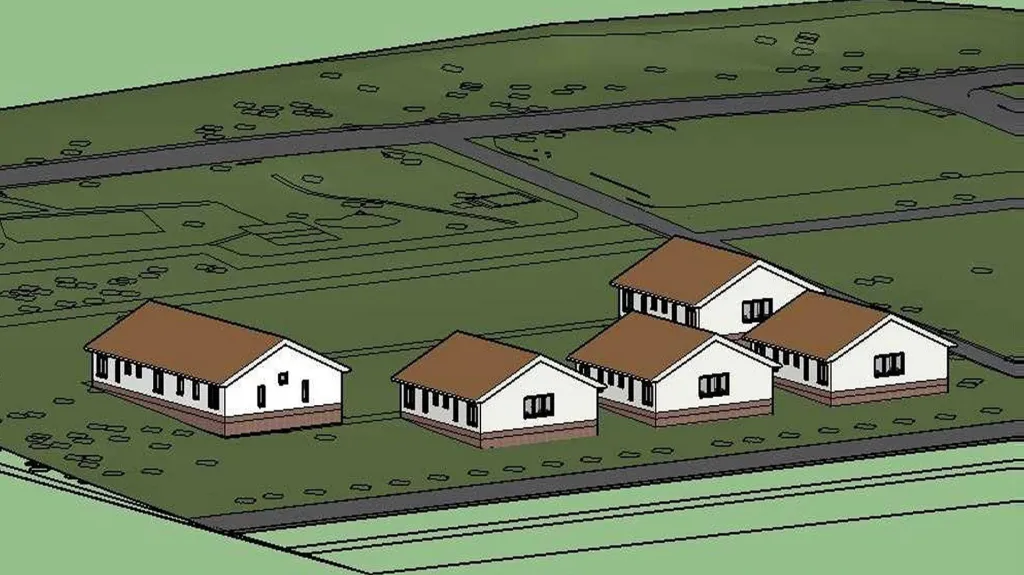 Vizualizace otevřené věznice Jiřice