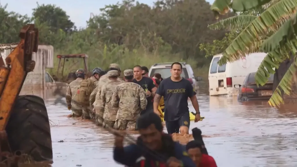 Záplavy na havajském souostroví