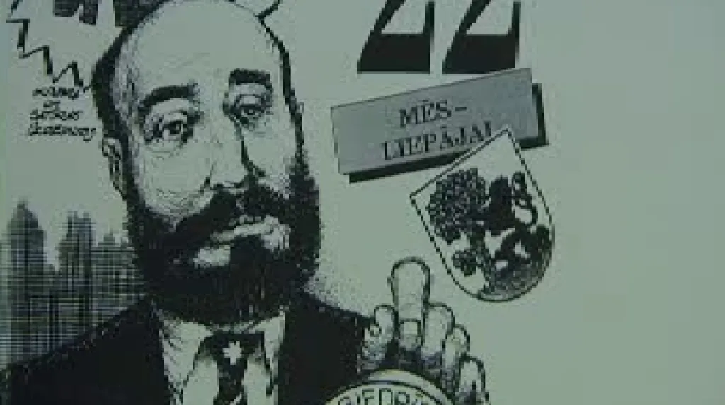 Historie Lotyšska v karikaturách