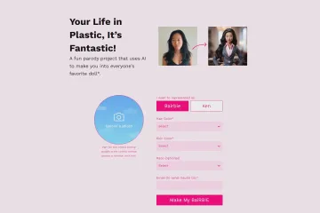 Pořízení podobizny jako Barbie si na webu vyzkoušelo mnoho lidí, dle expertů ale hrozí zneužití osobních dat