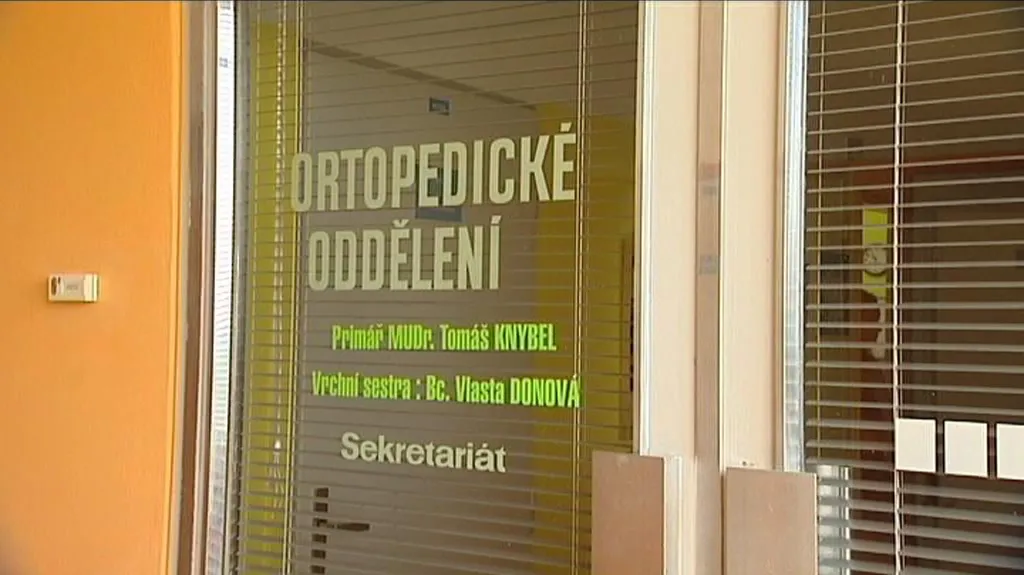 Ortopedické oddělení v Orlové
