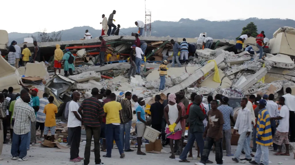 Haiti po zemětřesení v roce 2010
