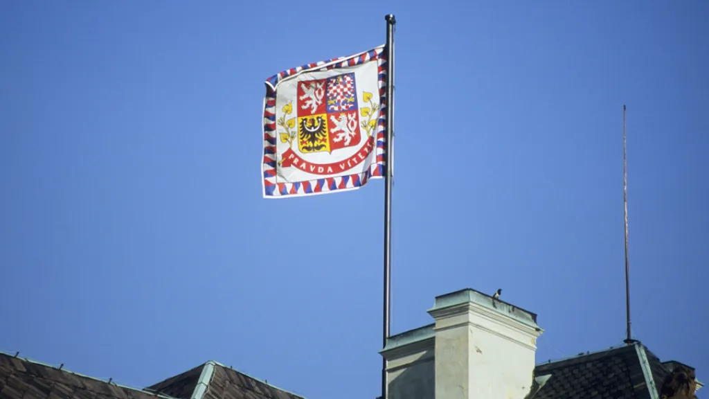 Pražský hrad - prezidentská standarta