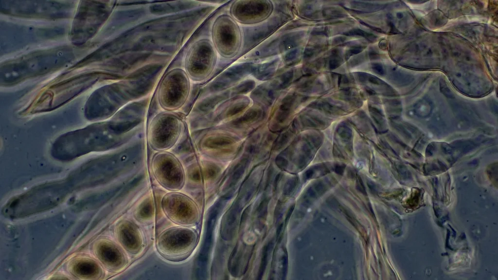 Mikroskopické spóry hub